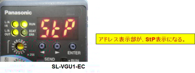 SL-VGU1-ECを使用。StPと表示されます。なぜですか? SL-VGU1-ECを使用。StPと表示されます。なぜですか?
